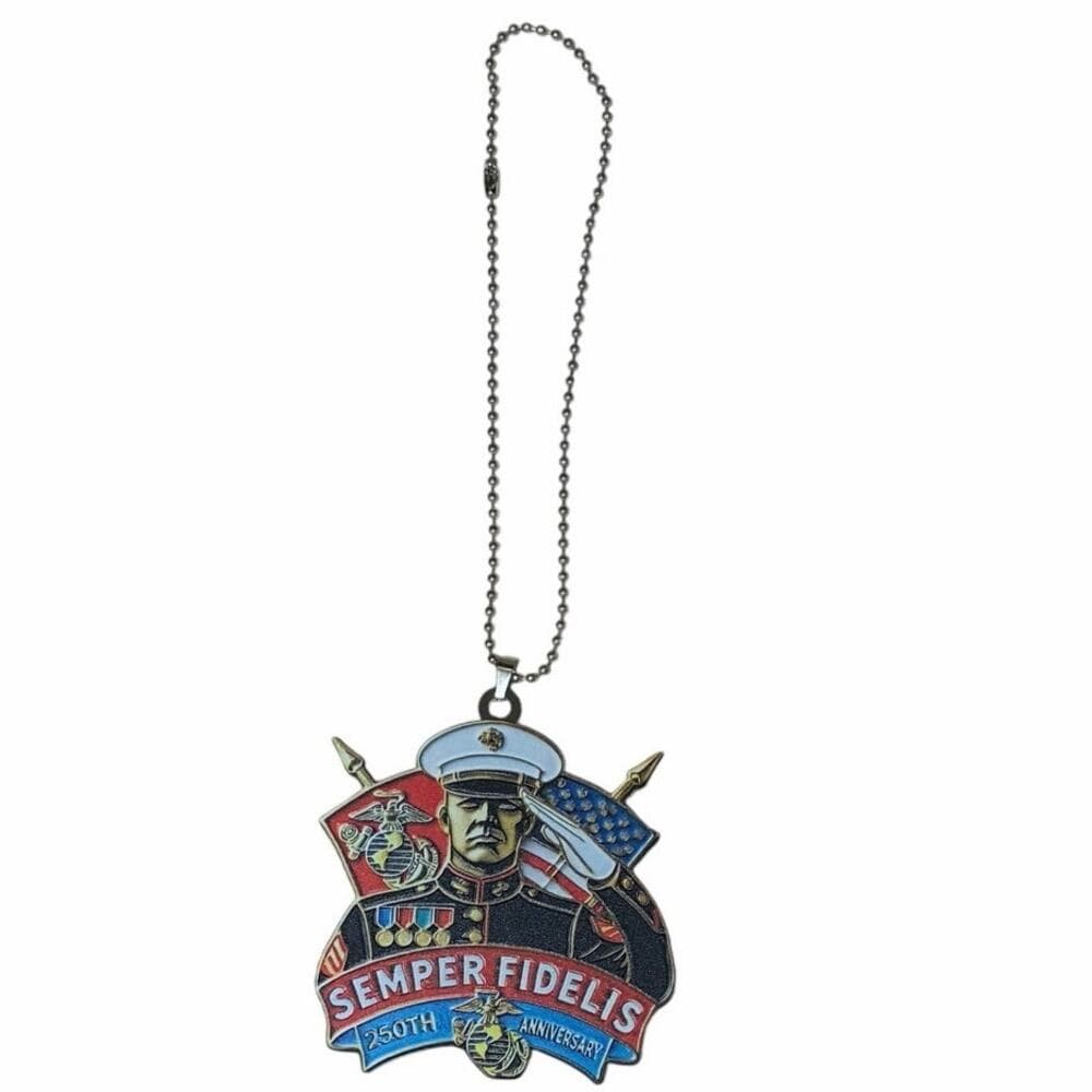 Semper Fidelis 250Th Anniversary Keychain 3” X 3” - Thumbnail 2