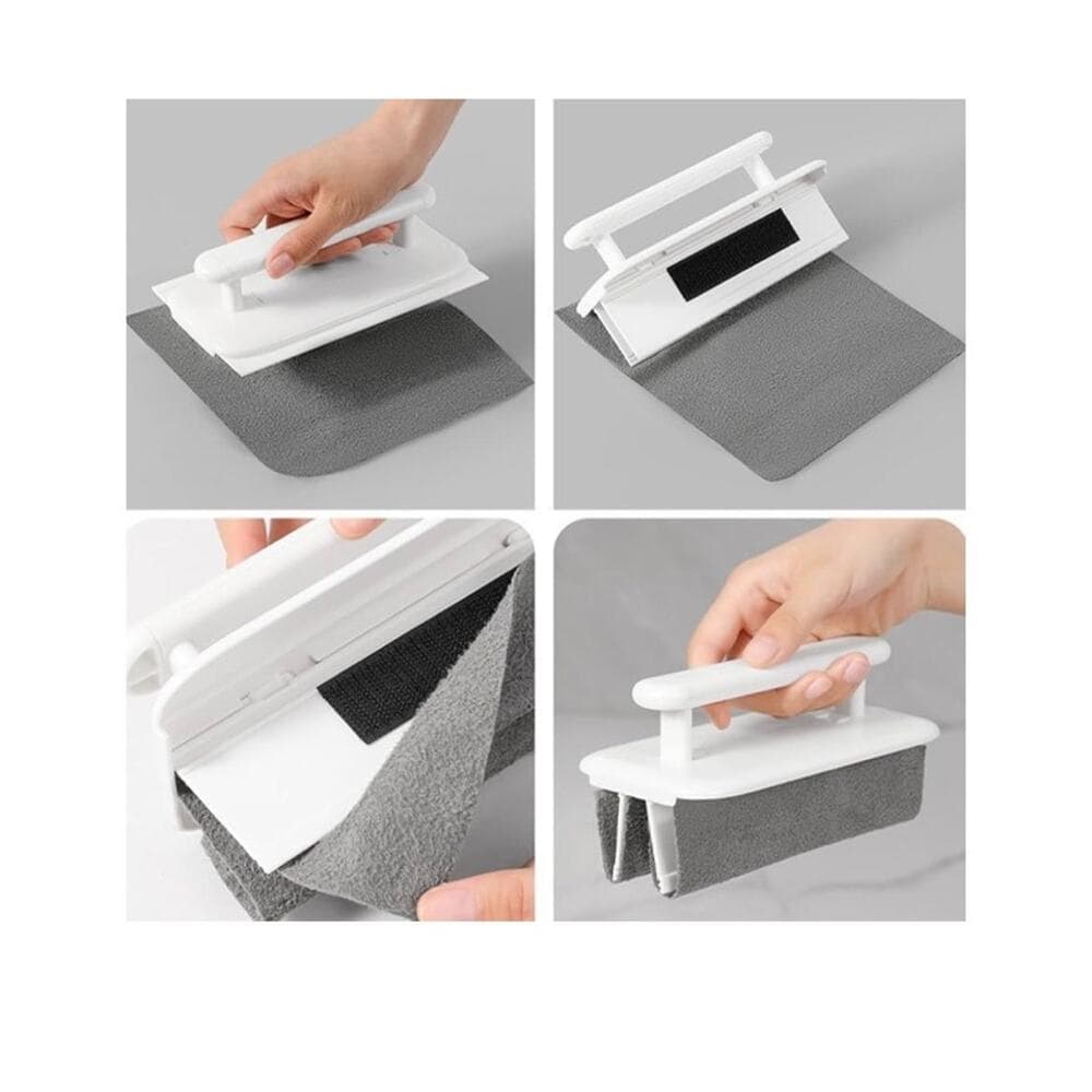 Window Rail Cleaning Tools - Folding Window Groove Cleaning Brush 7” X 4.5” - Thumbnail 7