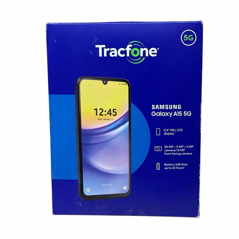 Total Wireless Samsung A15 5G (64GB) - Blue - Thumbnail 4