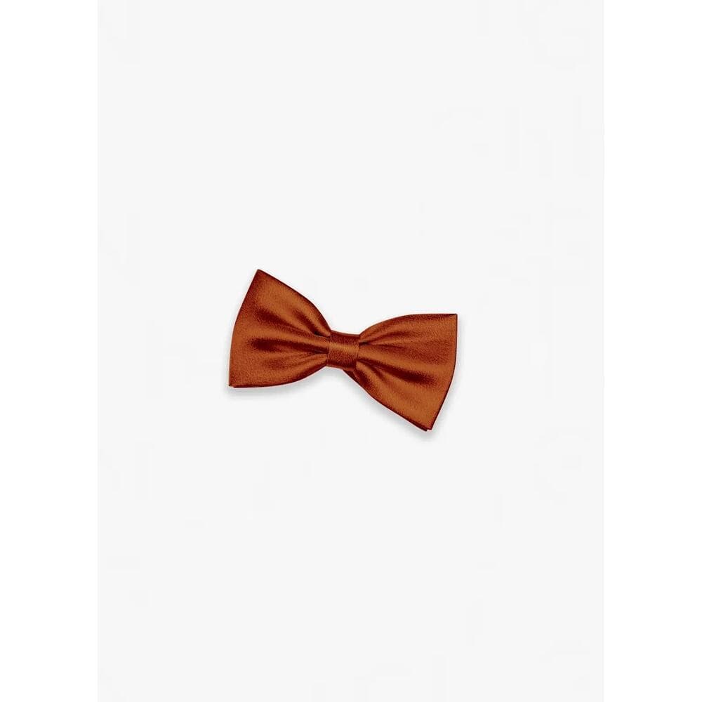 Adjustable Metallic Satin Pre-Tied Bow Tie - Thumbnail 3