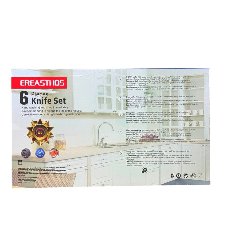 Ereasthqs 6 Pieces Knife Set