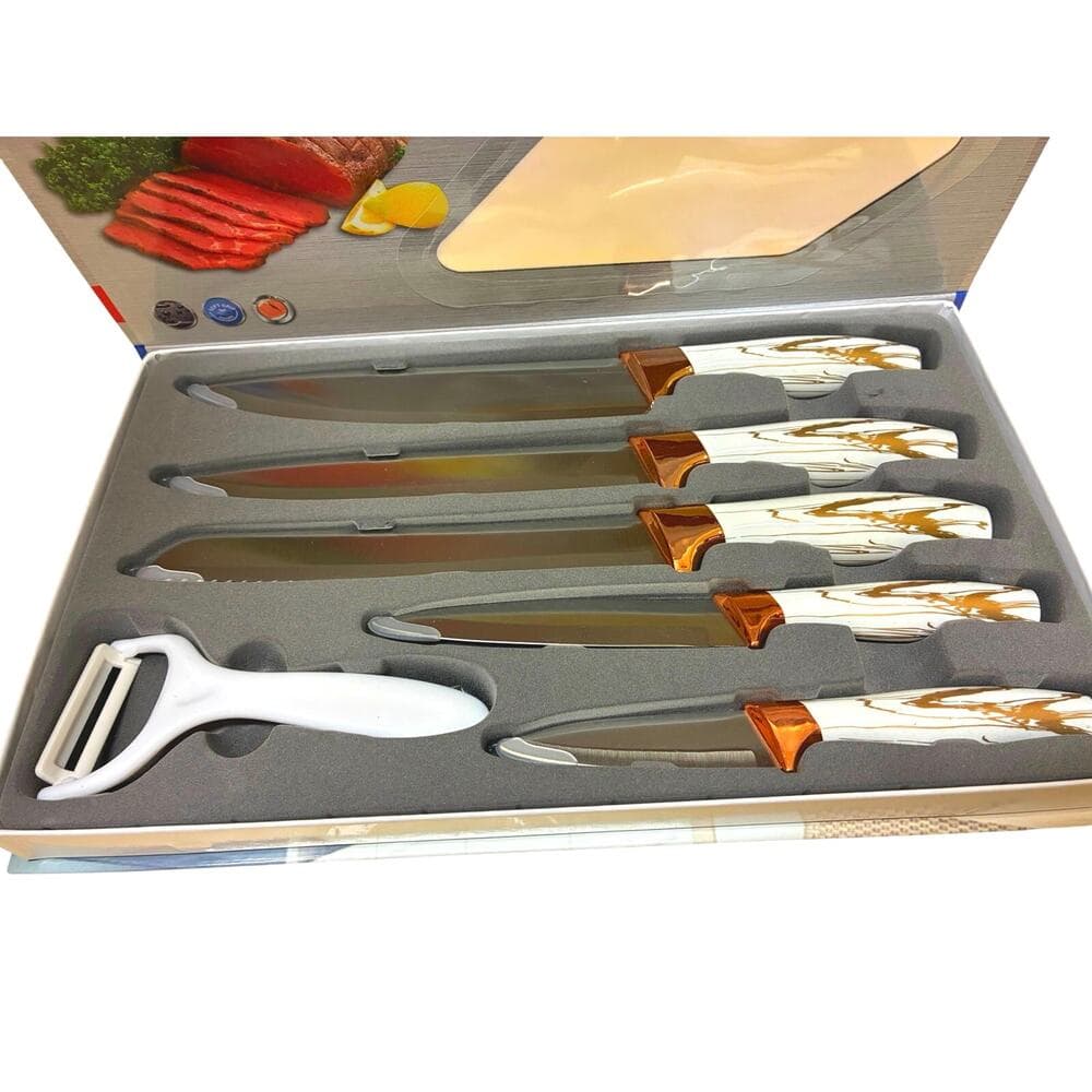 Ereasthqs 6 Pieces Knife Set - Thumbnail 2