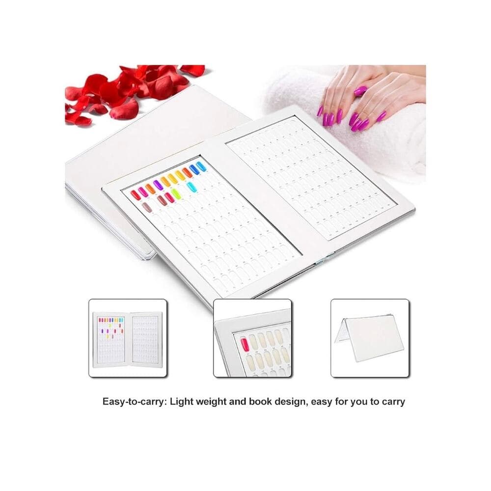 160 Nail Color Chart Display Book, Nail Gel Color Card Display Chart Book - Thumbnail 3