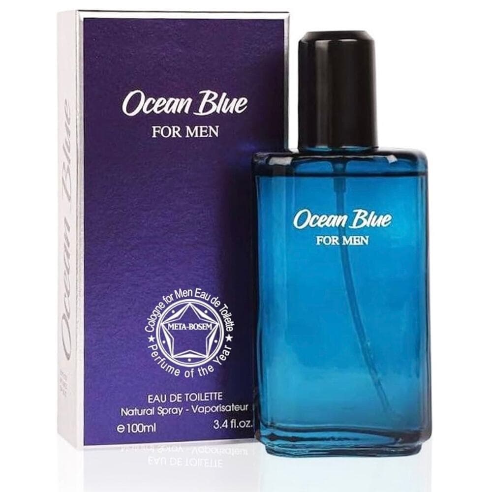 Ocean Blue for Men Cologne Marine Fragrance, Eau de Toilette Natural Spray - Thumbnail 6