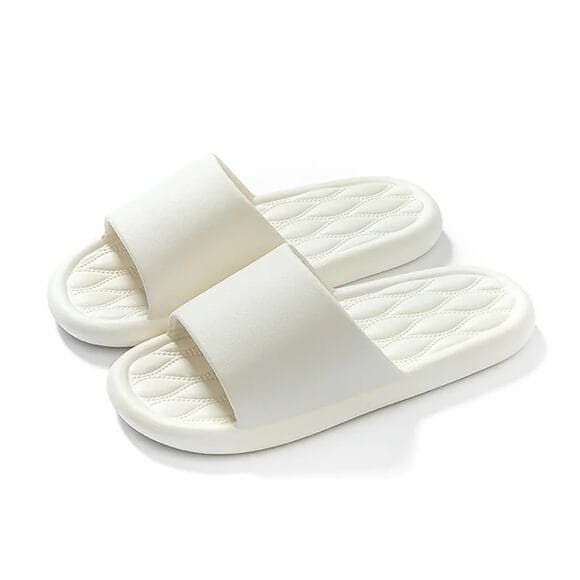 Foot Massager Tools Slippers,for Men Shower Sandals Size 8 White - Thumbnail 6