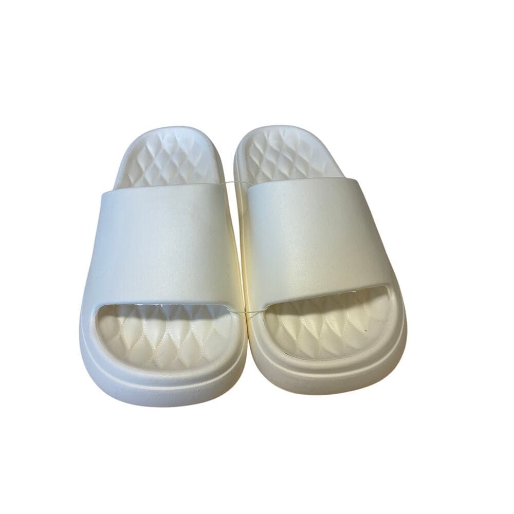 Foot Massager Tools Slippers,for Men Shower Sandals Size 8 White - Thumbnail 2