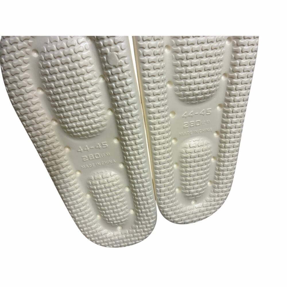 Foot Massager Tools Slippers,for Men Shower Sandals Size 8 White
