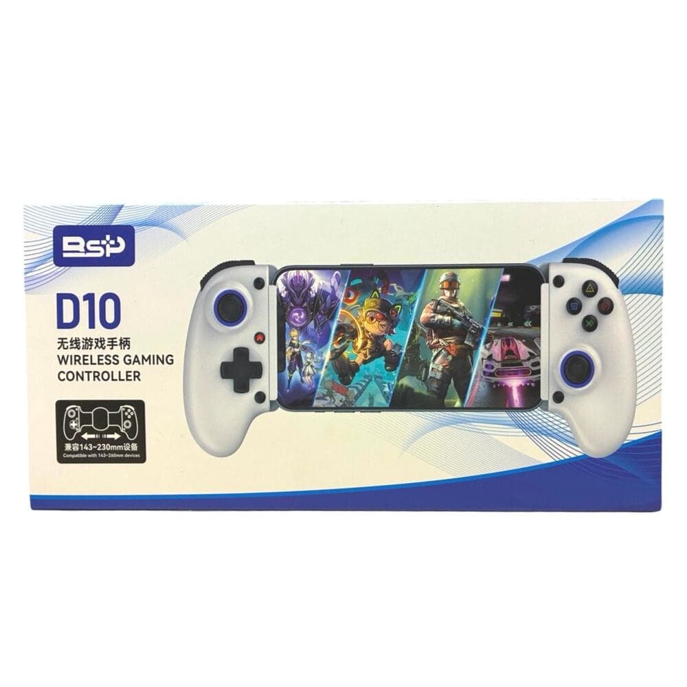 Cordless Game Controller for Switch/iOS/Android/PC/Tablet, White