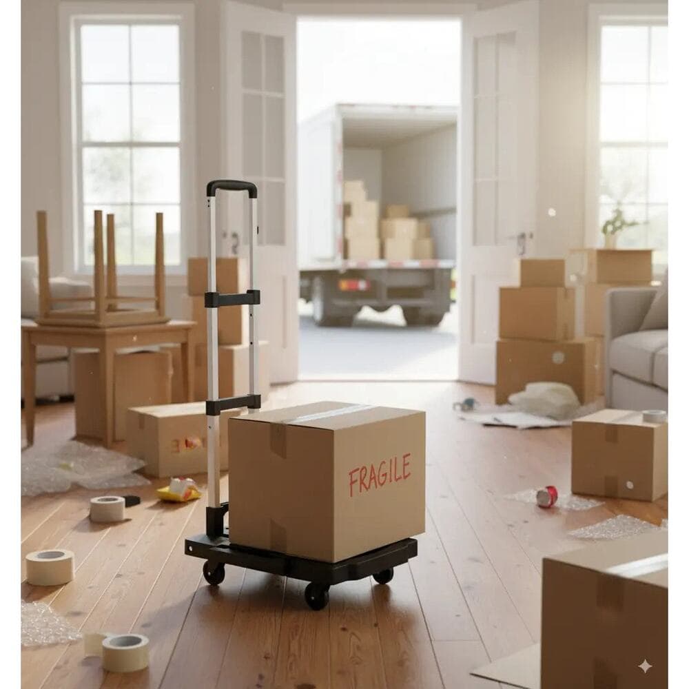 portable folding hand truck 12”W 20”L 3ft Tall - Thumbnail 3