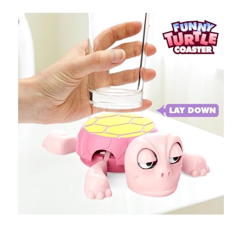 Color Land Gravity - Powered Funny Turtle Coaster Tea Cup Holder - Thumbnail 3