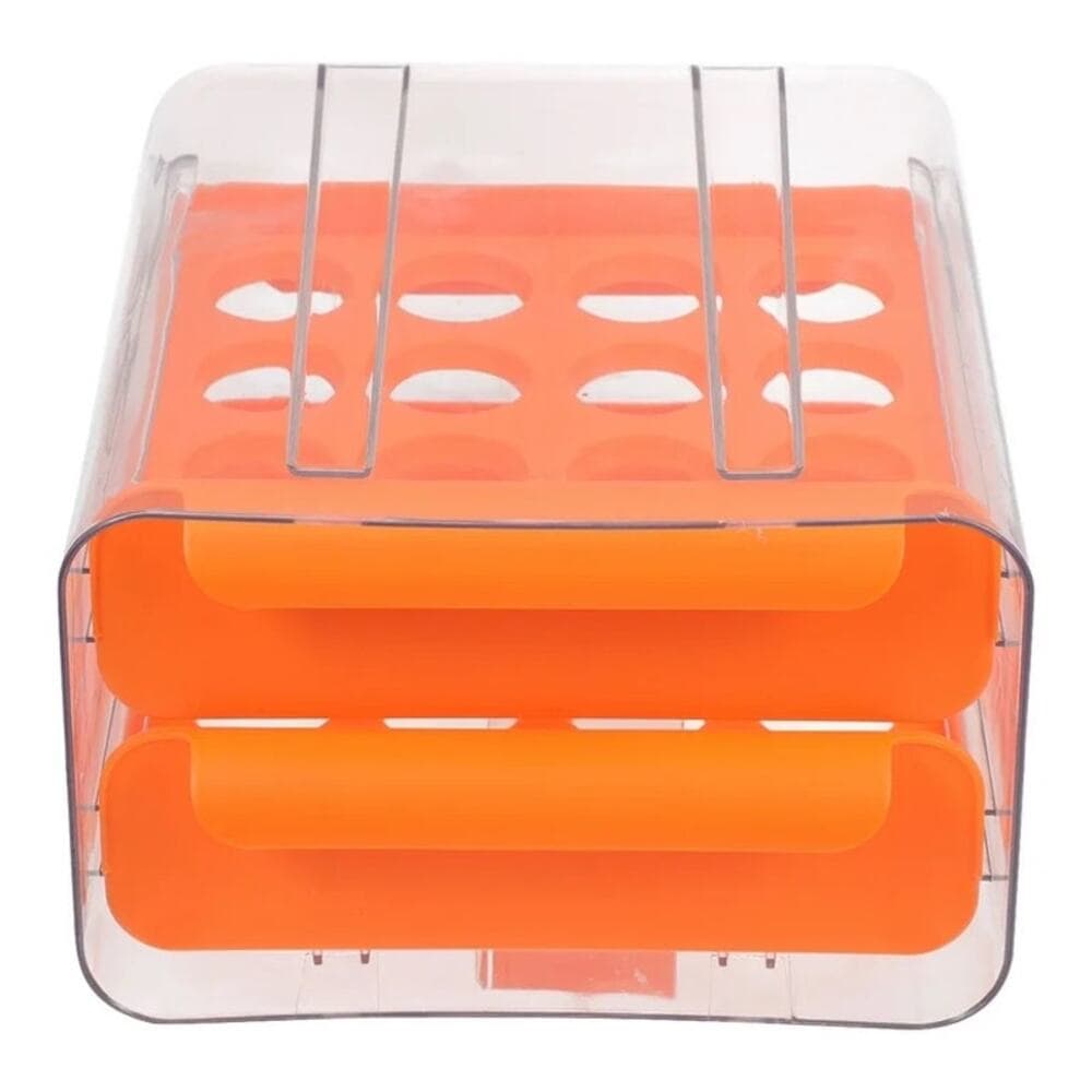HOOWIFFY Food Containers Refrigerator Food Storage Box Orange Plastic 1 Pc - Thumbnail 6