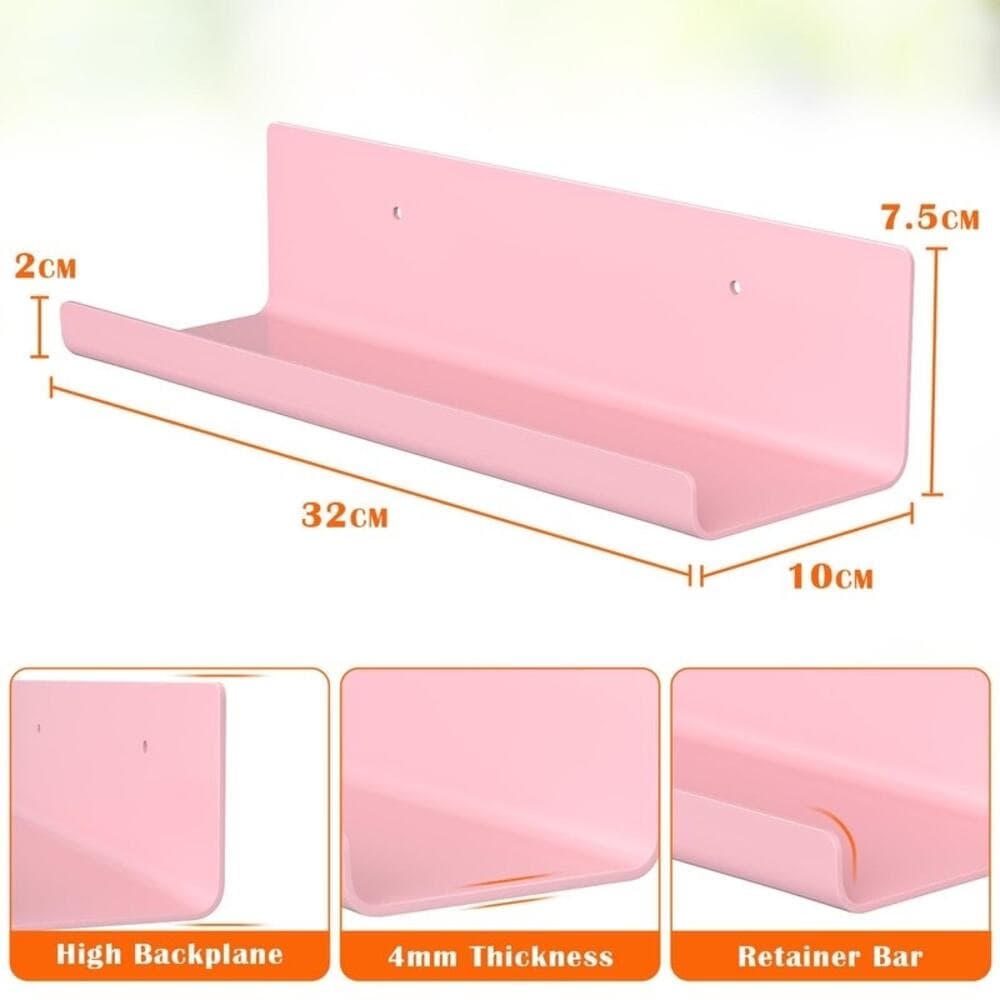 WELDUN Floating Shelves, 3 Wall Shelves