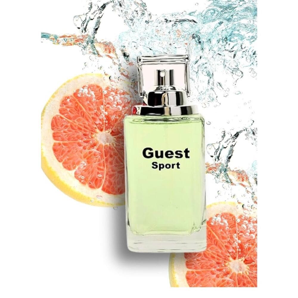 GUEST SPORT MEN DESIGNER 3.4 F.L OZ. Woody Aromatic fragrance for men.