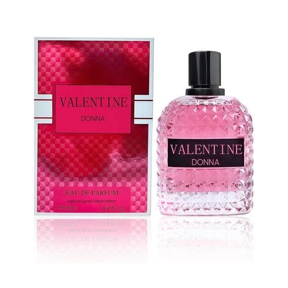 Valentine Donna Women's Perfume, Noteds with Amber Floral Jasmine - Thumbnail 8