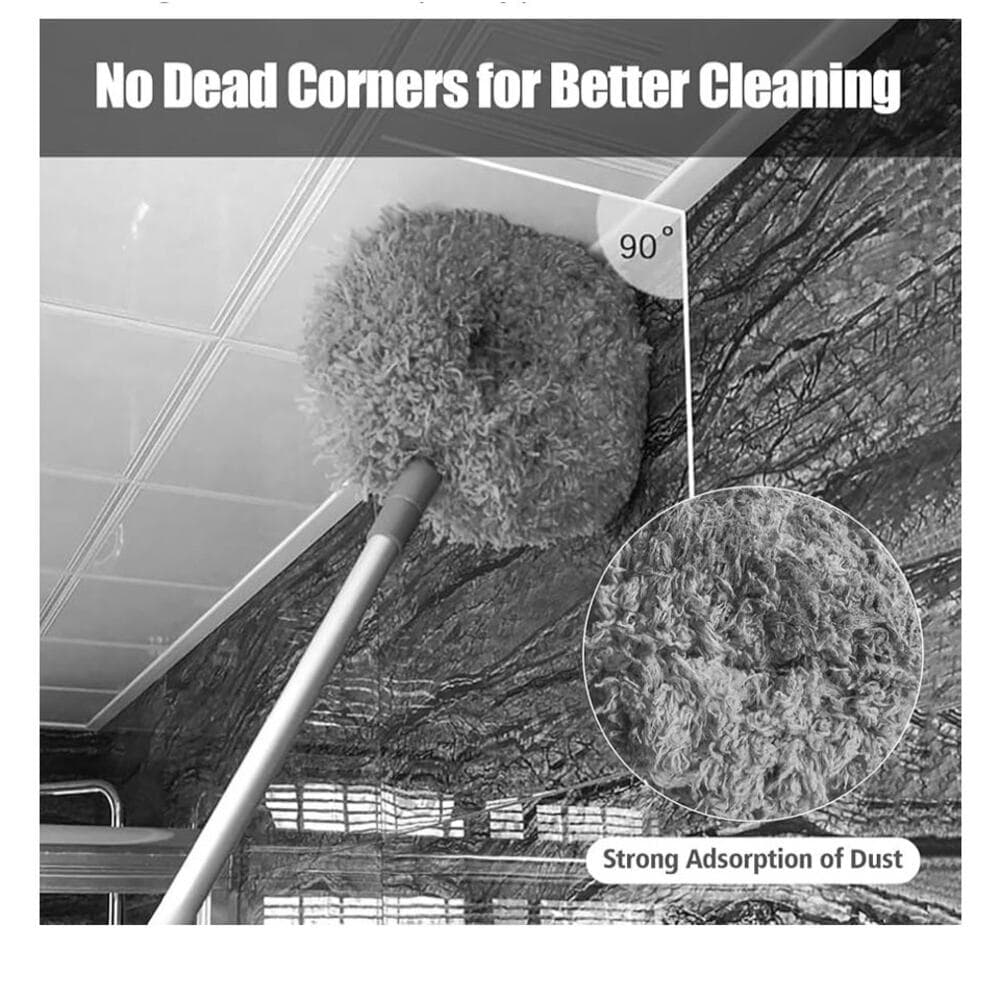 Ceiling Fan Cleaner Duster,Extra Long Dusters with Extension Pole 47 inch - Thumbnail 4