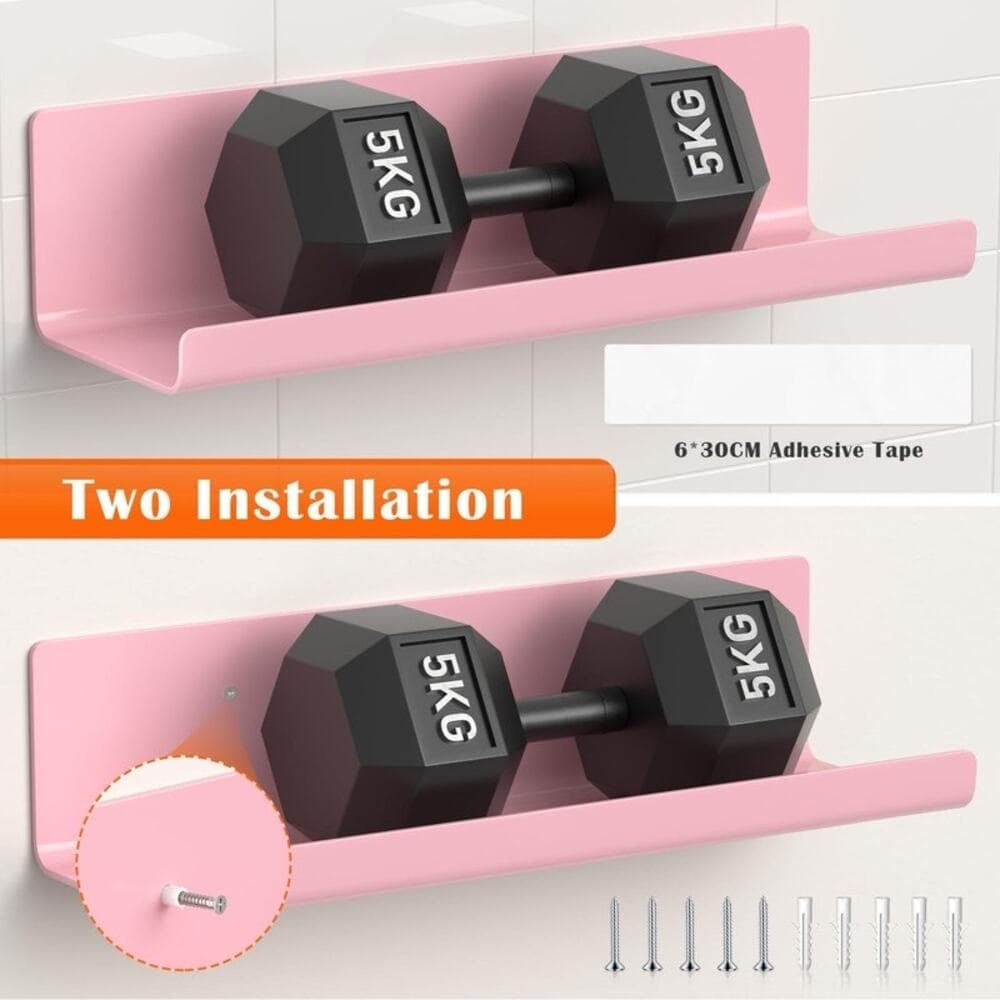 WELDUN Floating Shelves, 3 Wall Shelves - Thumbnail 2