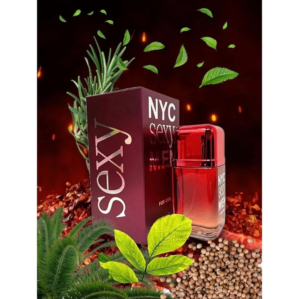 NYC Sexy Men, Amber Fougere fragrance for men. Eau de Toilette 3.4 Fl Oz. - Thumbnail 4