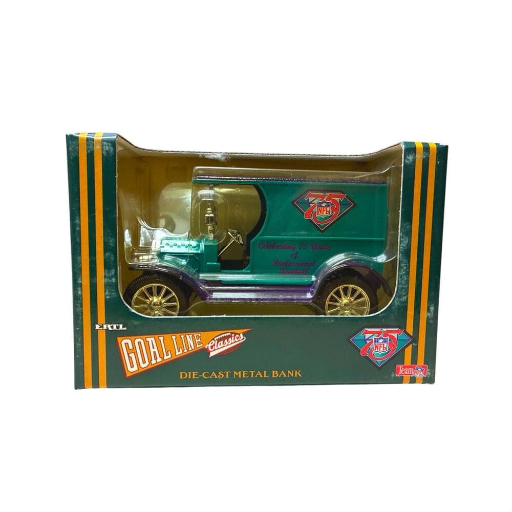 ERTL 1:25 SCALE NFL 75TH ANNIVERSARY DIE CAST METAL BANK 1994 NIB - Thumbnail 5