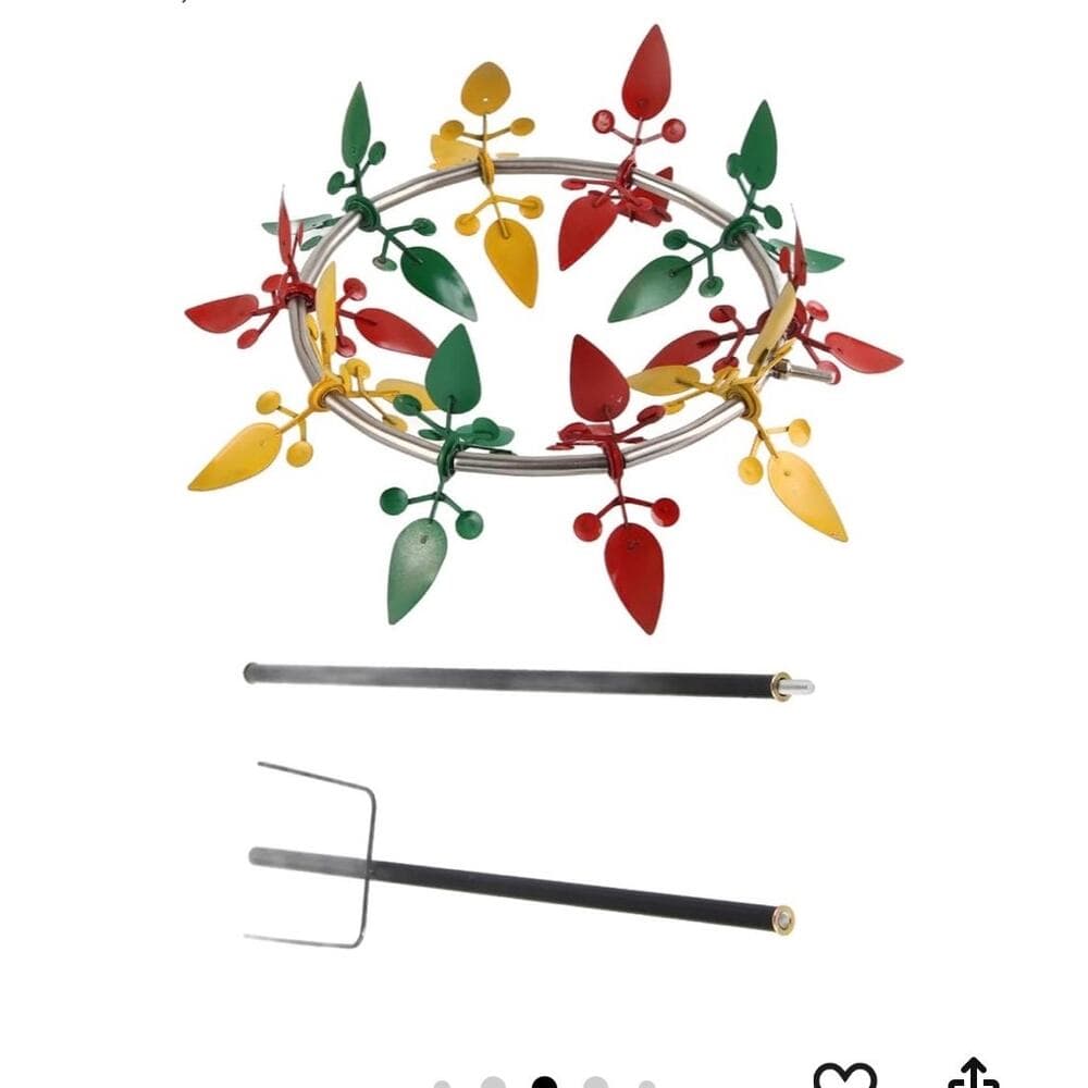 Modern Stainless Steel Wind Spinner Decoration, Stable Windmill for Garden