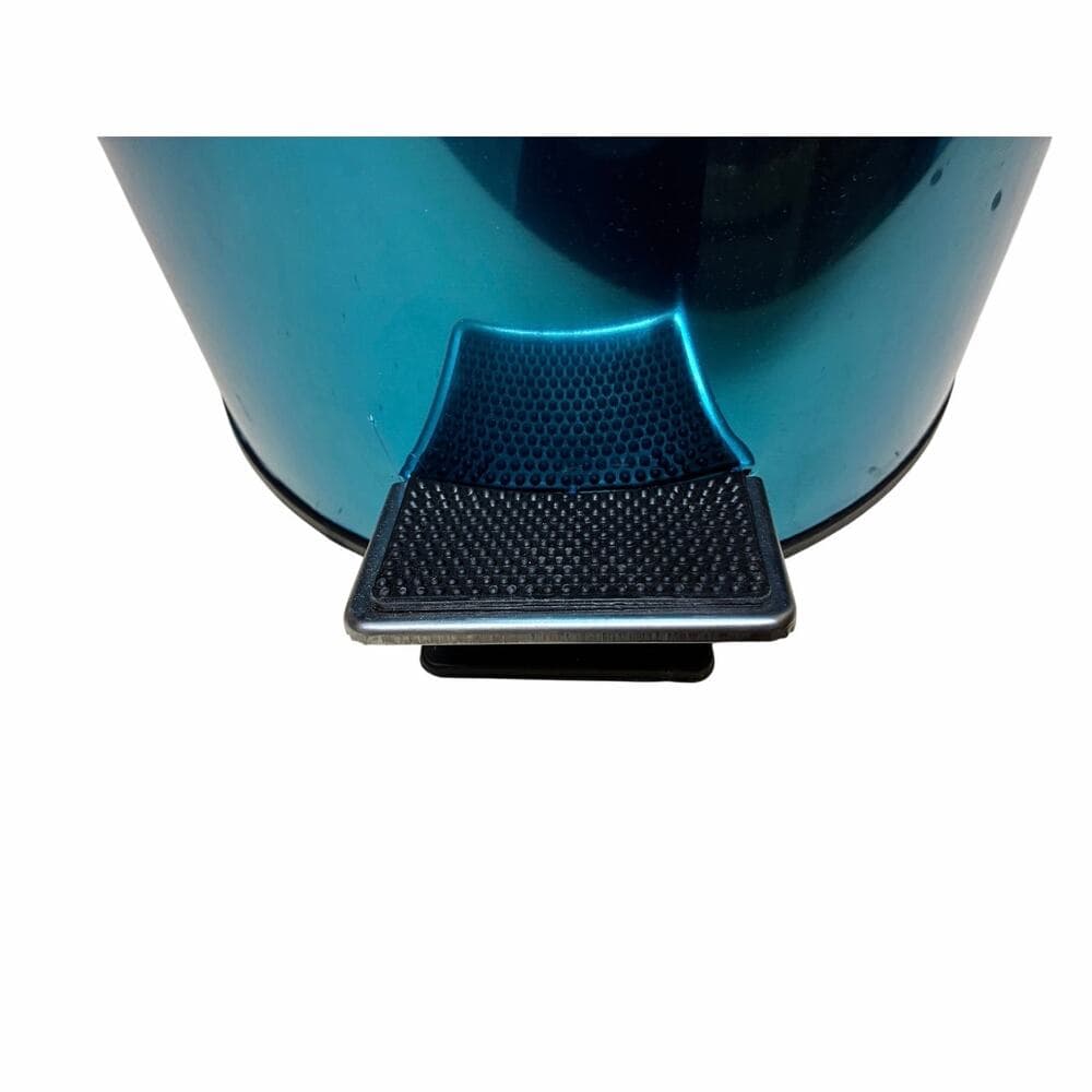 12 Litre Stainless Steel Step Bin Green