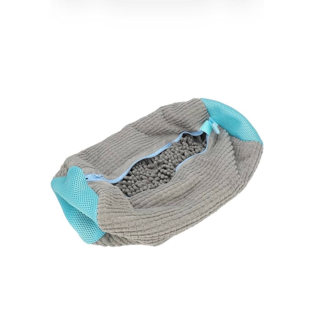 Shoe Washing Machine Bag, Reusable Shoes Laundry Bags with Zipper, (Gray) - Thumbnail 10