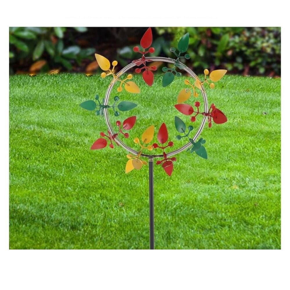 Modern Stainless Steel Wind Spinner Decoration, Stable Windmill for Garden - Thumbnail 3