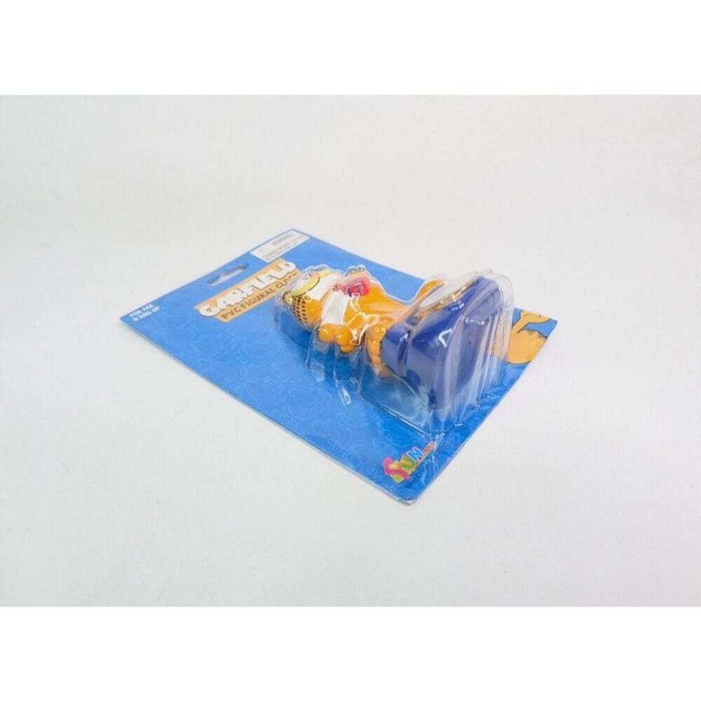 Vintage Fun Toys Garfield 4.5" PVC Figural Clock Phone Shirt &Tie - NEW! - Thumbnail 3