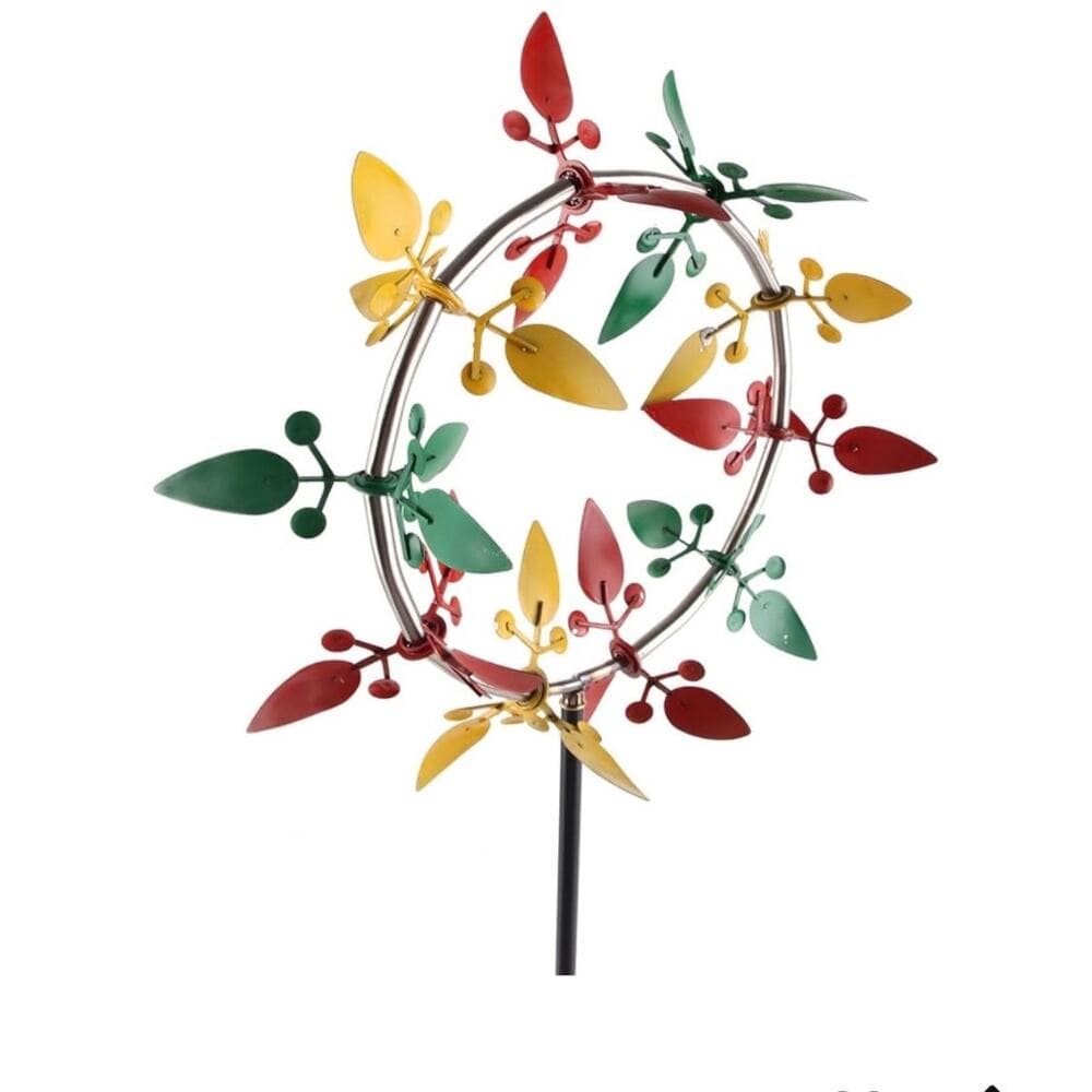 Modern Stainless Steel Wind Spinner Decoration, Stable Windmill for Garden - Thumbnail 2
