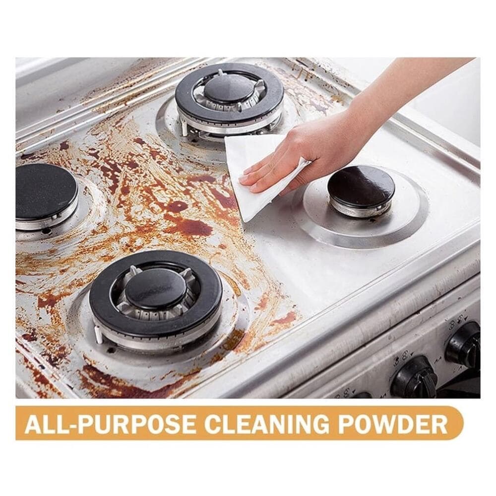 Powerful All Purpose Cleaning Powder, Super Strong Kitchen Cleaner Powder, 250gm - Thumbnail 2