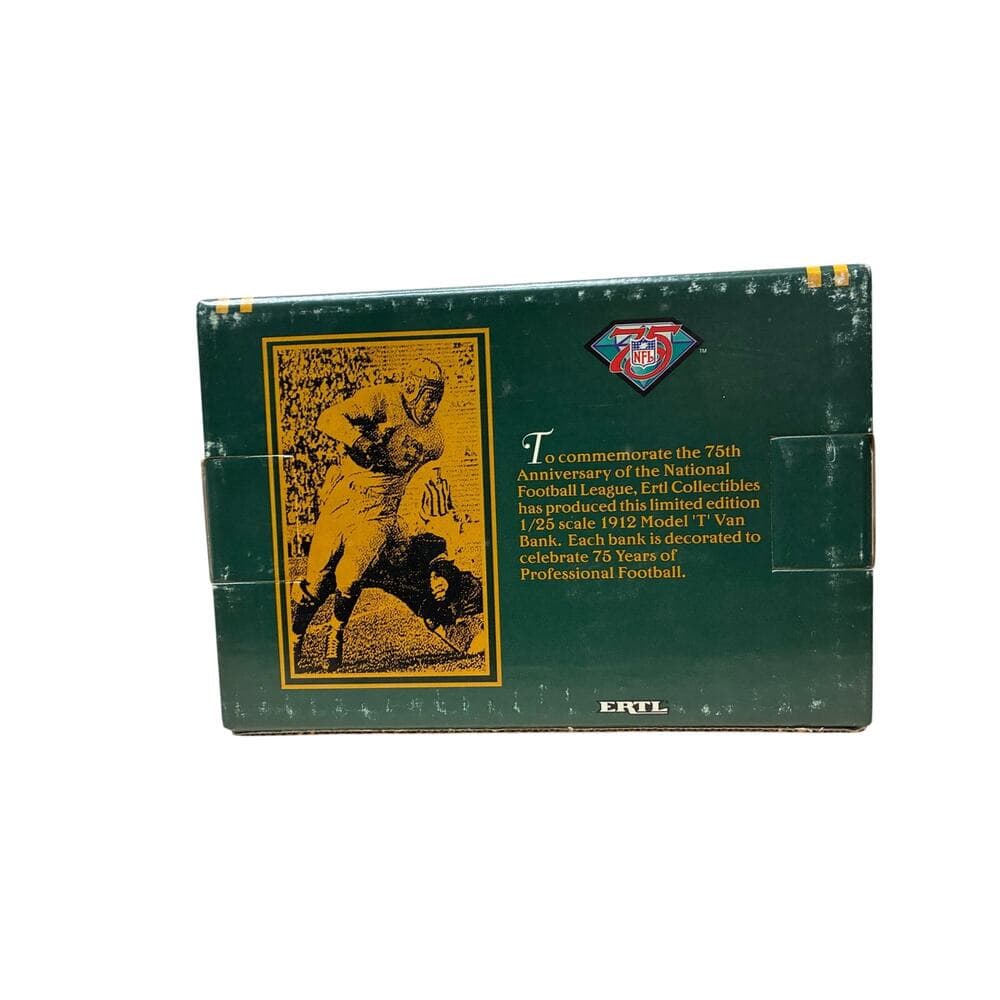 ERTL 1:25 SCALE NFL 75TH ANNIVERSARY DIE CAST METAL BANK 1994 NIB