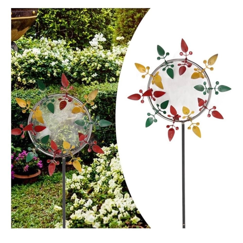 Modern Stainless Steel Wind Spinner Decoration, Stable Windmill for Garden - Thumbnail 6