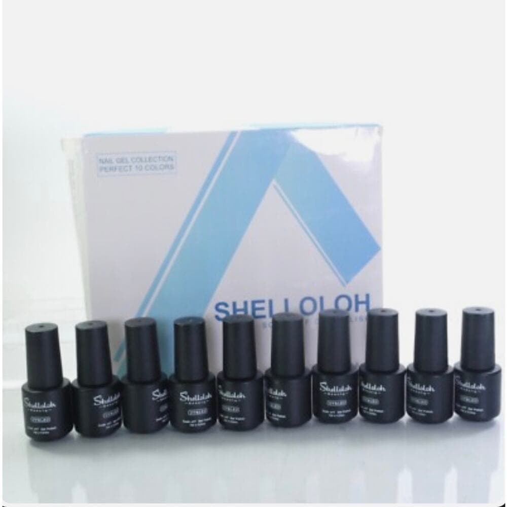 Shelloloh Soak Off Gel Polish UV Nail Gel Collection Perfect IN 10 Diff. Colors - Thumbnail 4