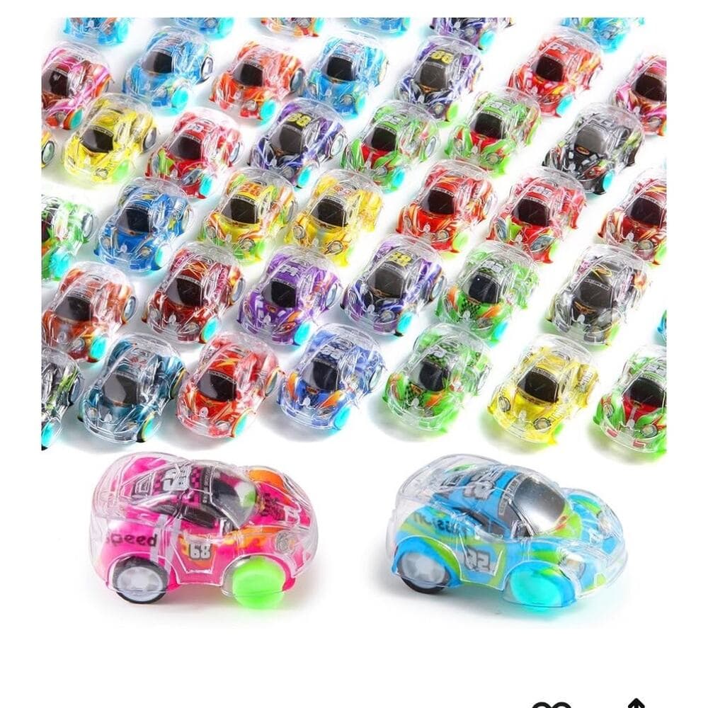 50 Pcs Mini Pull Back Cars Set, Pull Back Racing Vehicles for Kids Toddlers - Thumbnail 8