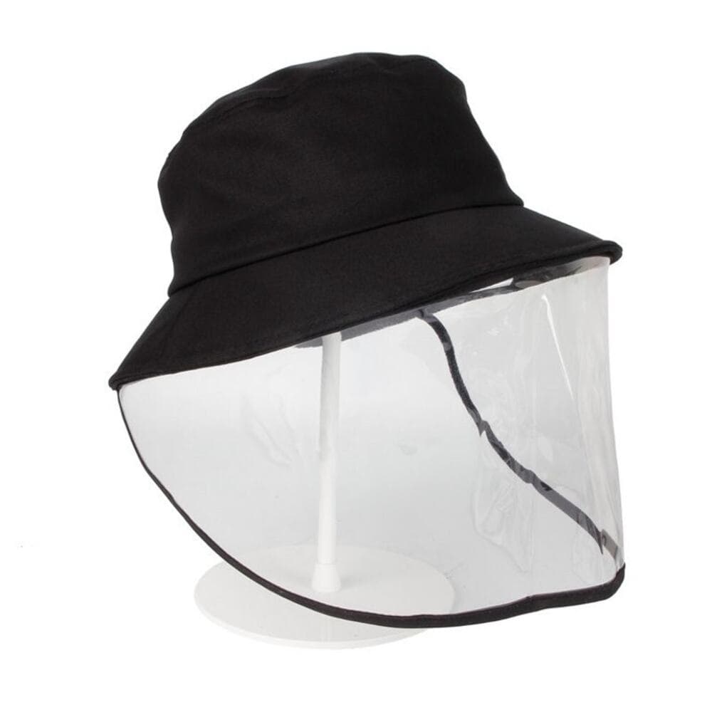WITHMOONS Spitting Protective Hat Facial Splash proof Cover Mask GNB1267 (Black) - Thumbnail 2