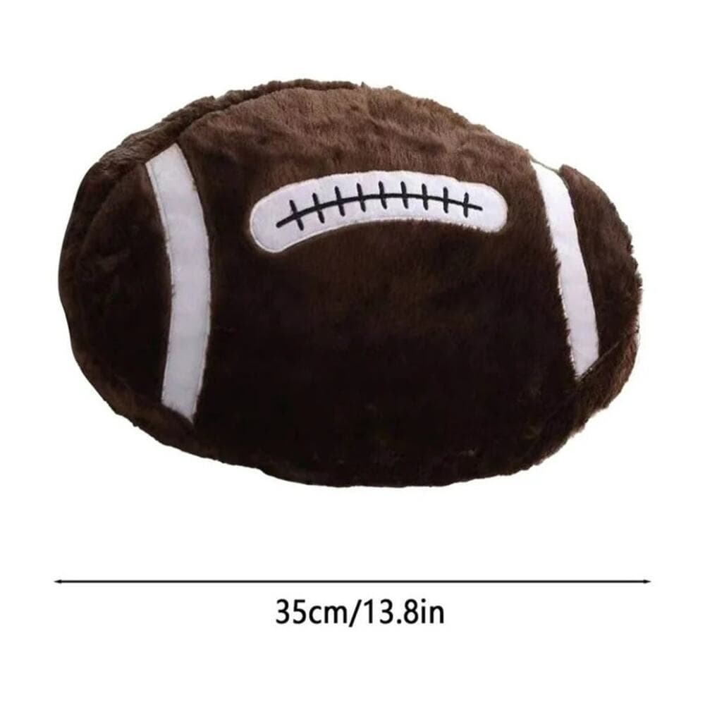 Hearthoom Sports Pillow | Football Shaped Plush - Thumbnail 2