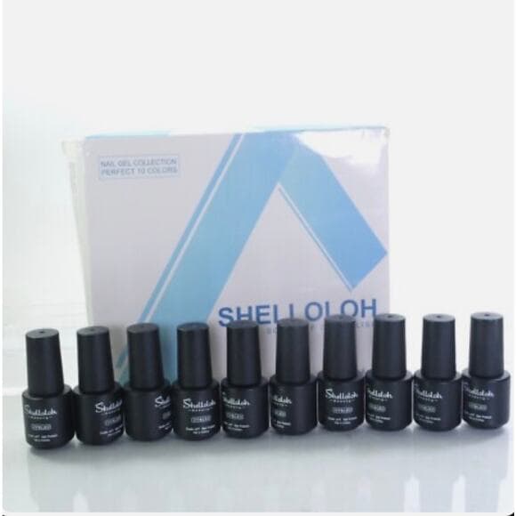 Shelloloh Soak Off Gel Polish UV Nail Gel Collection Perfect IN 10 Diff. Colors - Thumbnail 5