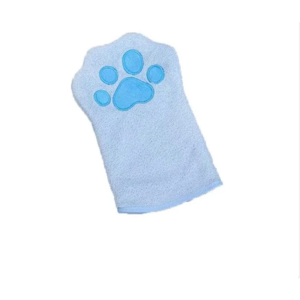 Cat Paw Grooming Glove Towel - Thumbnail 4