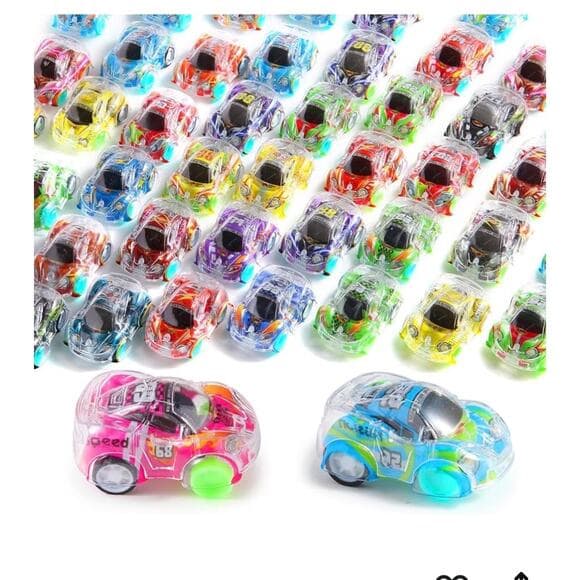 50 Pcs Mini Pull Back Cars Set, Pull Back Racing Vehicles for Kids Toddlers - Thumbnail 9