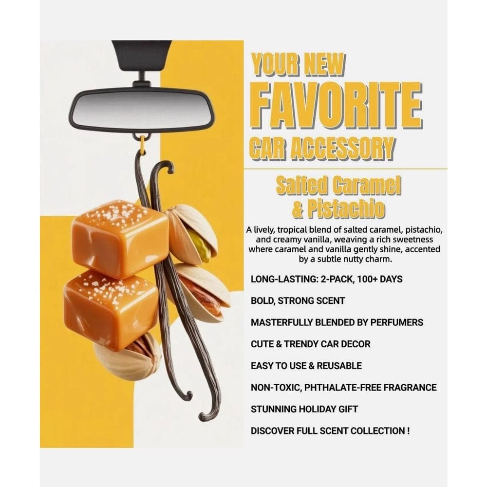 Hanging Car Air Fresheners 2-Pack, Long Lasting Perfume Essential Oil Diffuser