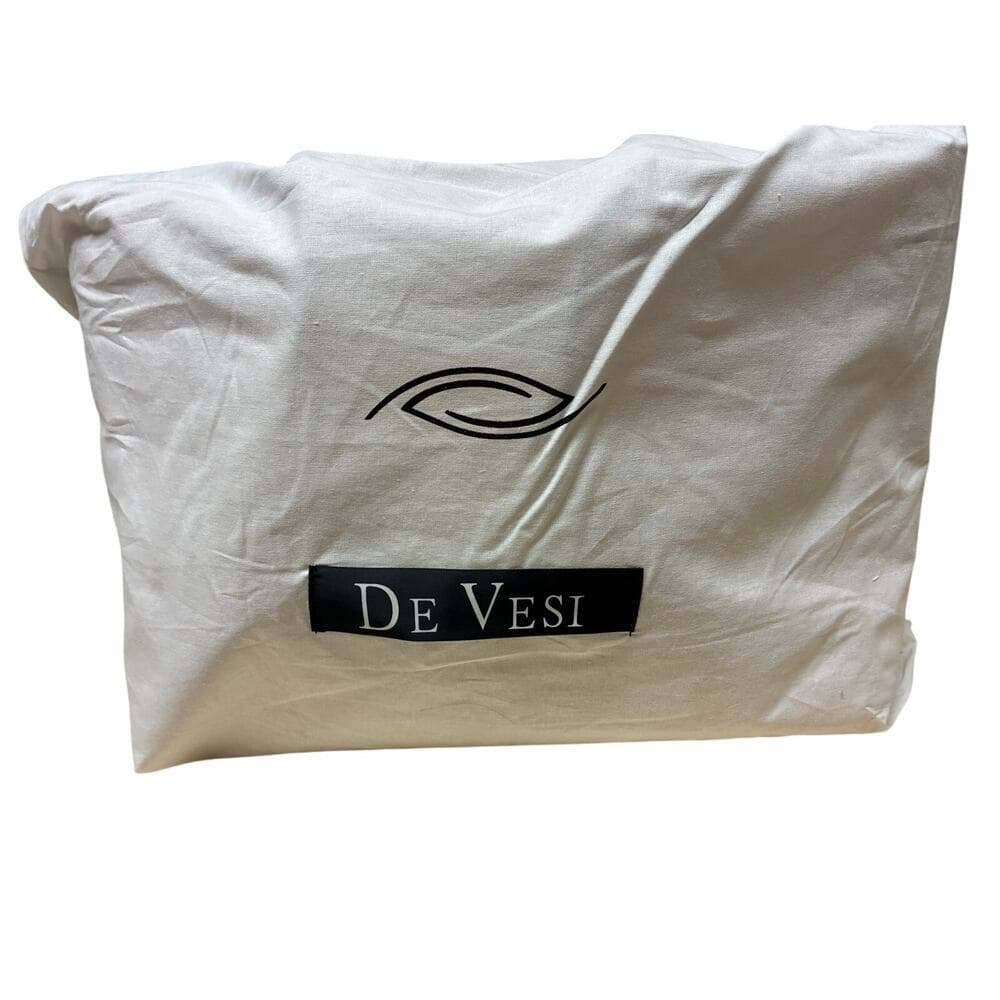 De Vesi L'Amour Crocodile Embossed Blue Camouflage Tote Bag 16”W X 11”L - Thumbnail 8