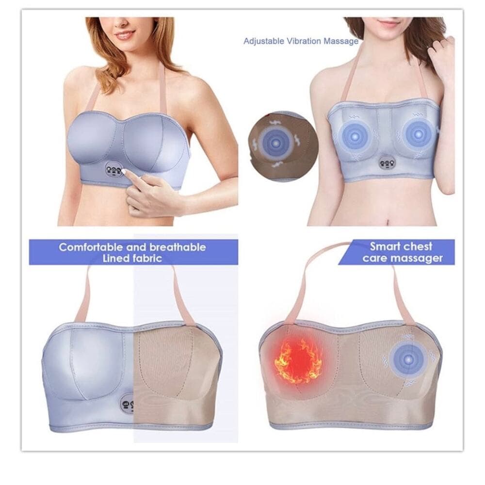 Breast Hot Compression Machine Gray Silver Lifting Plump Up 3 Speed Household - Thumbnail 6