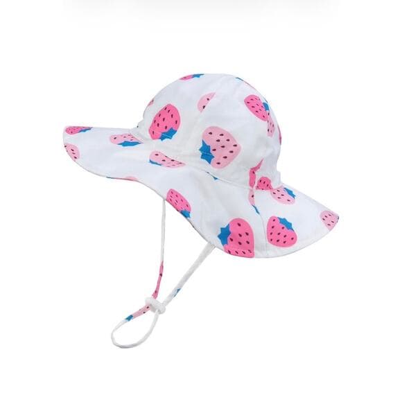 Baby Girl Sun Hat Floppy | UPF 50+ Sun Protection Wide Brim Summer Bucket - Thumbnail 6