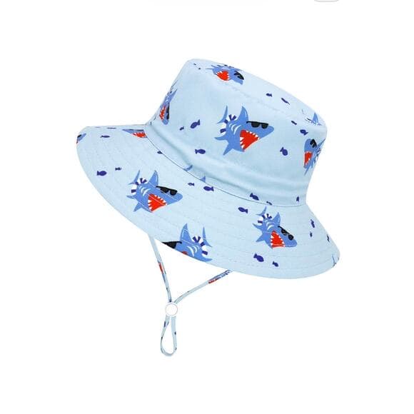 Infant Baby shark bucket hat Blue￼ - Thumbnail 6
