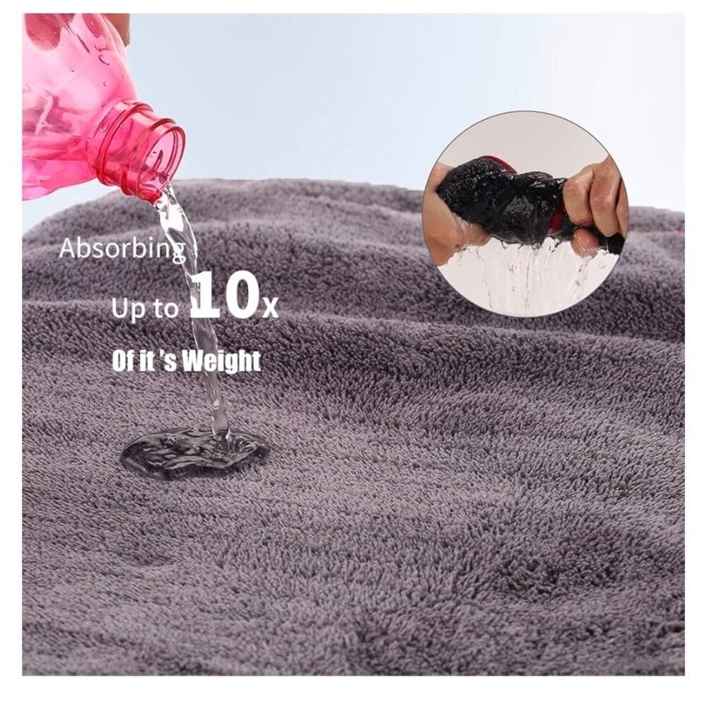 Car Drying Towel – Microfiber Towels for Car Detailing 34”X22” - Thumbnail 2