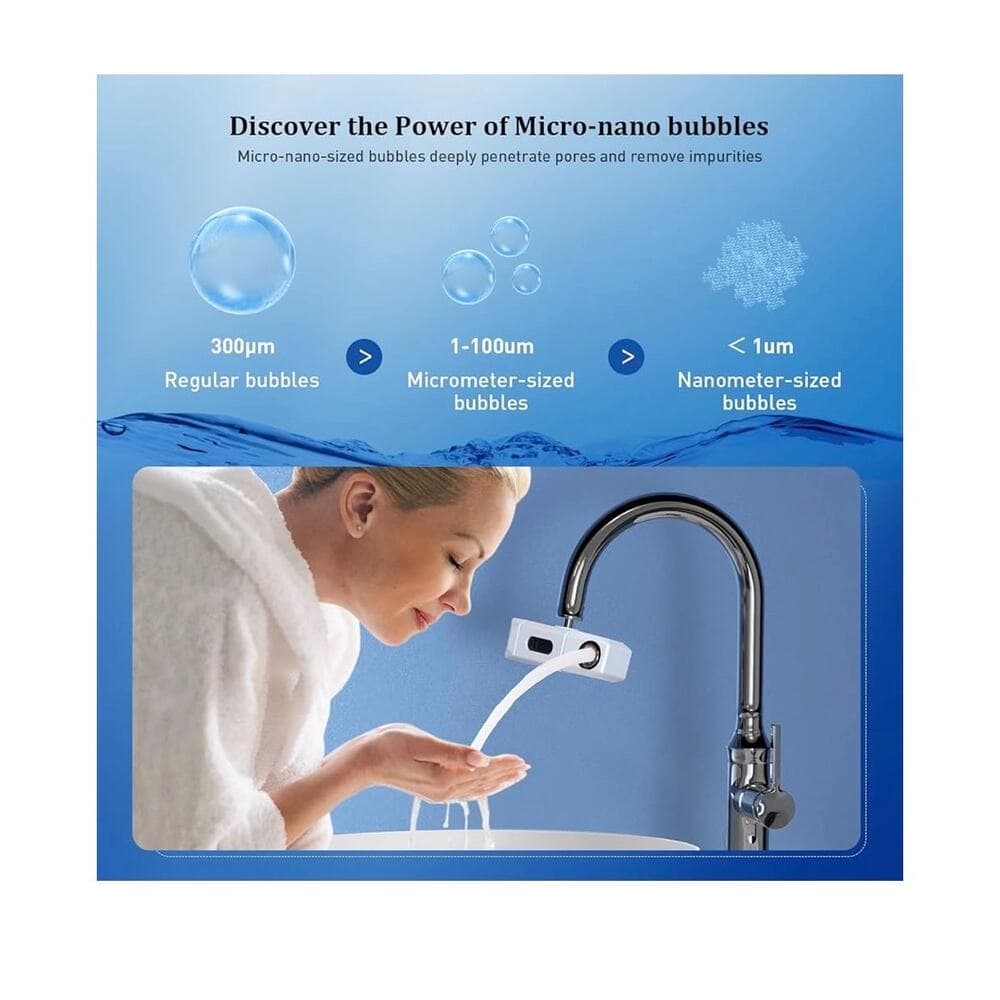 Advanced Faucet Water Filter with Micro-Bubble Technology – Deep Cleansing