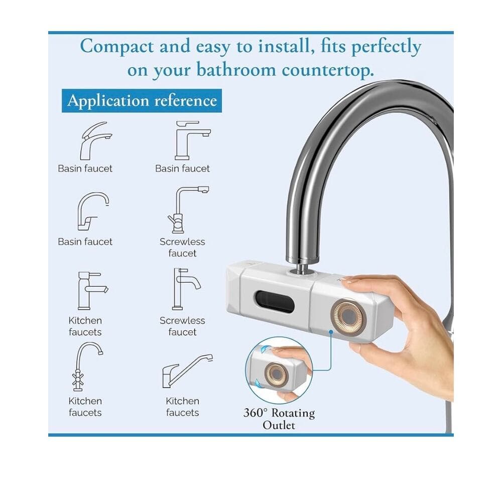 Advanced Faucet Water Filter with Micro-Bubble Technology – Deep Cleansing - Thumbnail 7