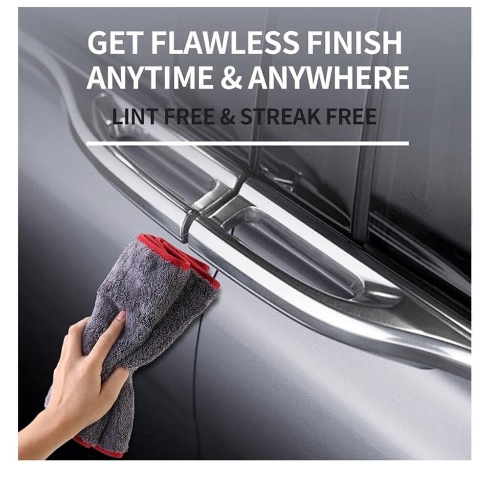 Car Drying Towel – Microfiber Towels for Car Detailing 34”X22” - Thumbnail 4