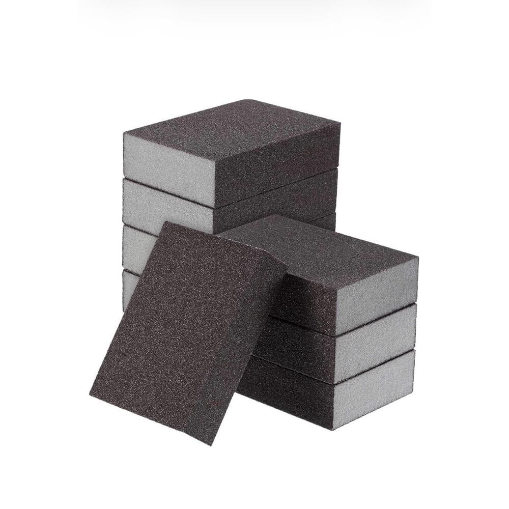 Sanding Sponge, Sanding Blocks, Washable and Reusable Sand Sponge Kit, 8 Pieces - Thumbnail 8