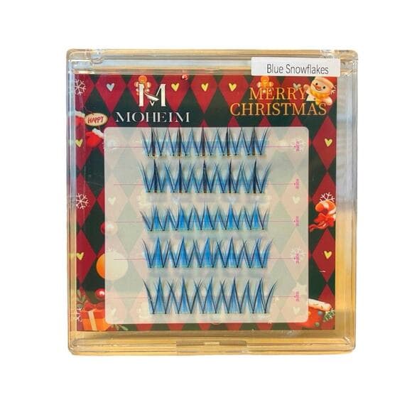 Moheim Blue Snow Flake eyelashes - Thumbnail 4