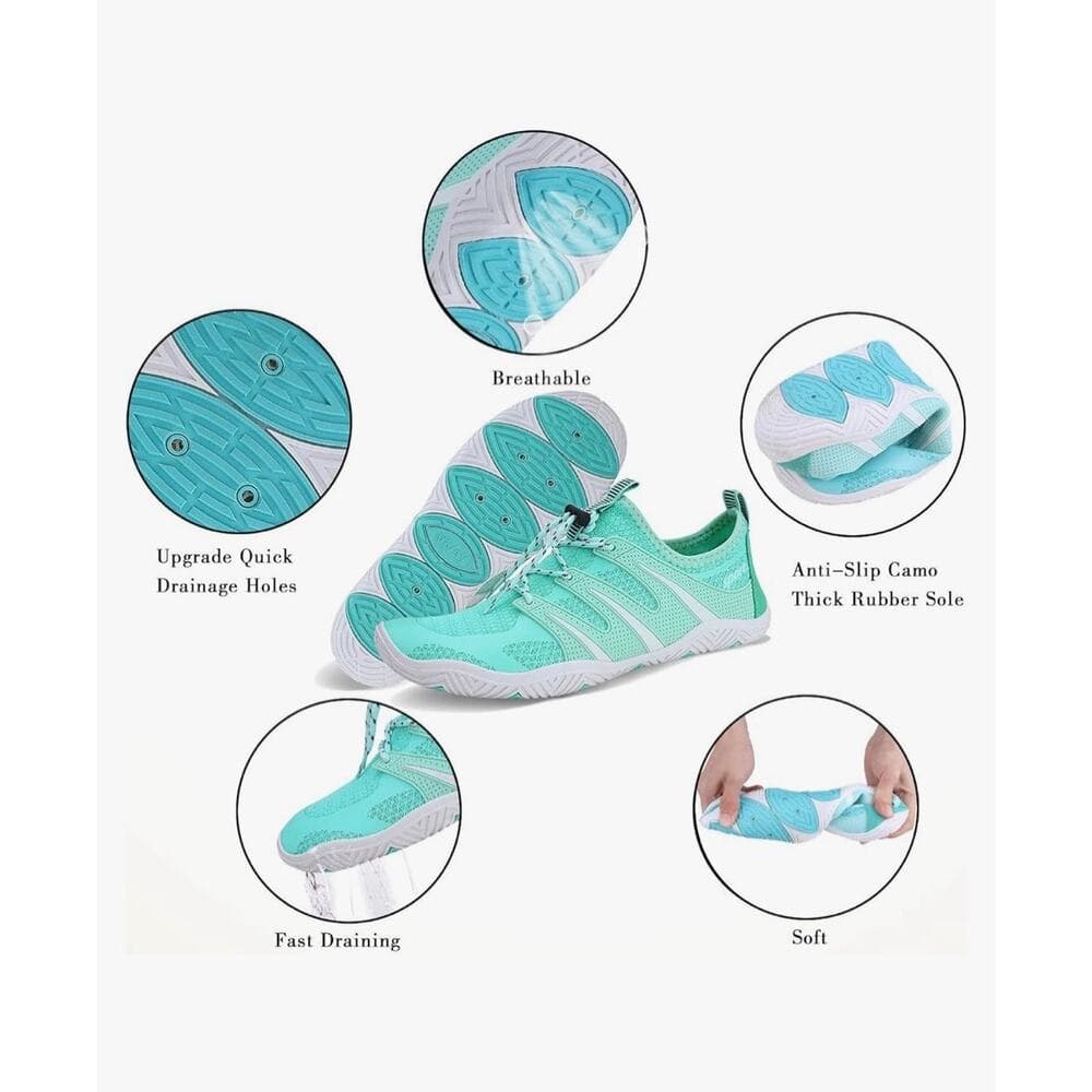 Mens Womens Water Shoes Sports Quick Dry Barefoot Diving Swim Surf Aqua XXXL - Thumbnail 4